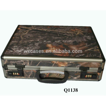 New style military aluminum gun case with foam inside